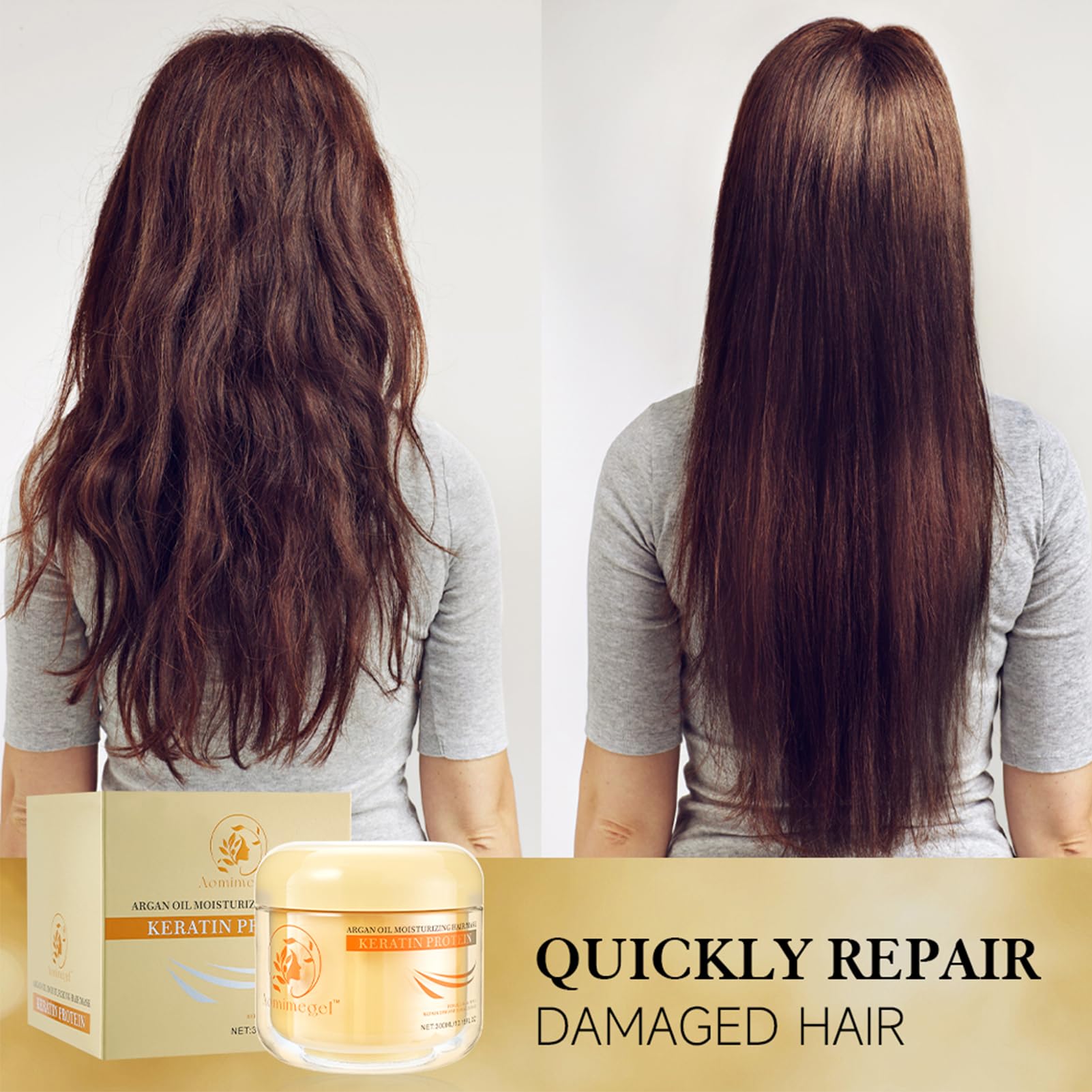 Aomimegel uso semanal, mantenimiento de cabello saludable