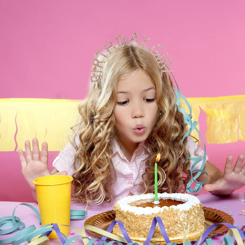 AOPRIE corona-mujer-cumpleaños con ajuste cómodo y seguro para varios peinados.