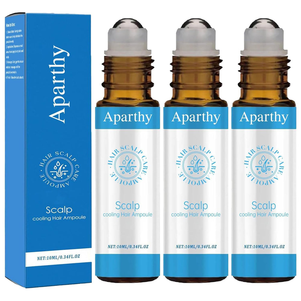 Aparthy rodillo Crecimiento Cabello, botella compacta para aplicación rápida y precisa.
