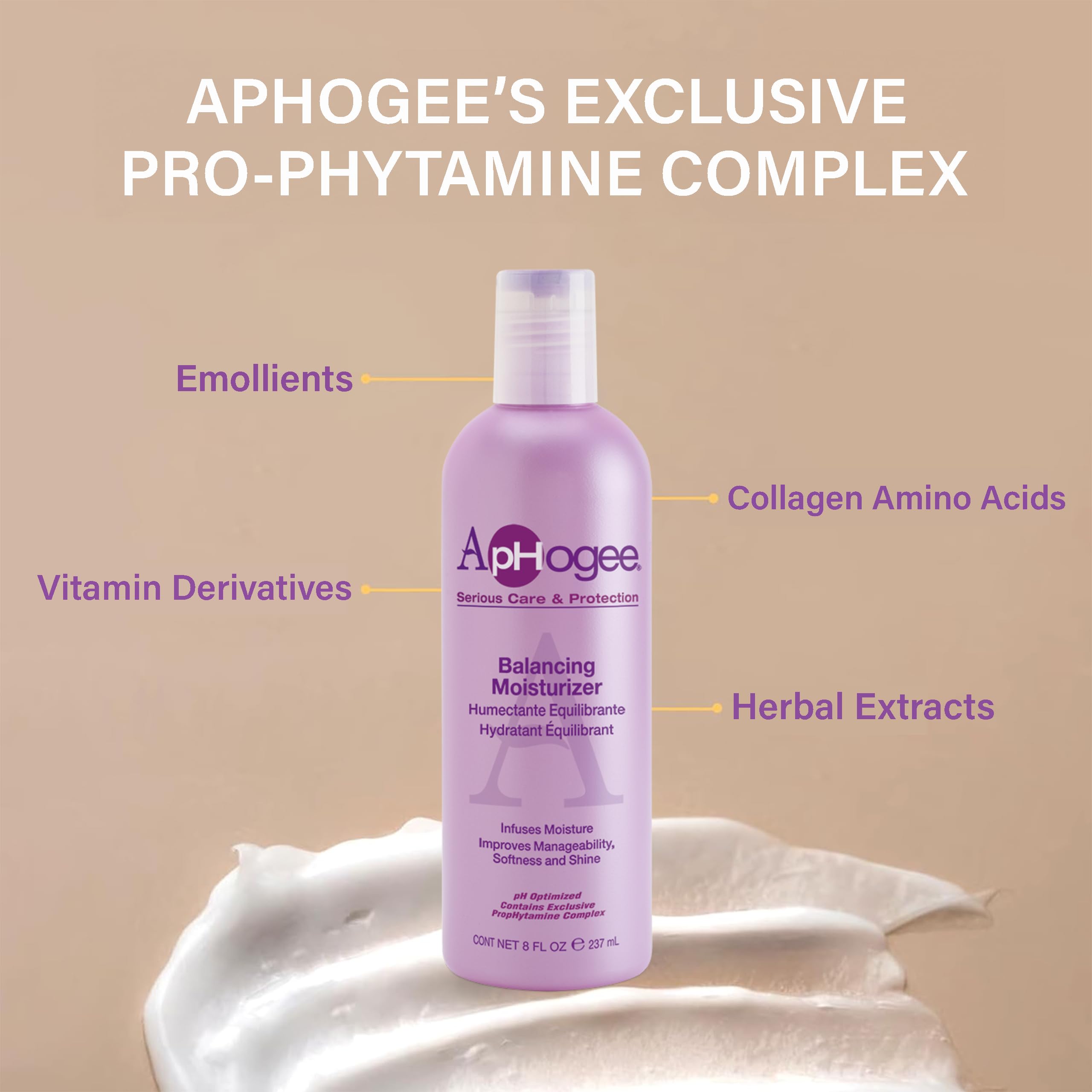 Aphogee: etiqueta clara del producto