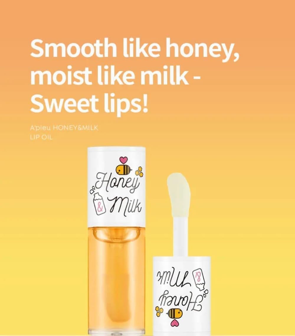 Aplicación suave de A'PIEU para brillo ligero en labios.