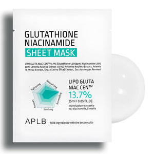 APLB mascarilla de hojas, empaque visible para hidratación profunda
