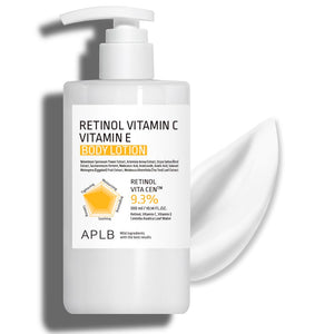APLB Retinol Vitamina C Loción Cuerpo en botella para hidratación duradera