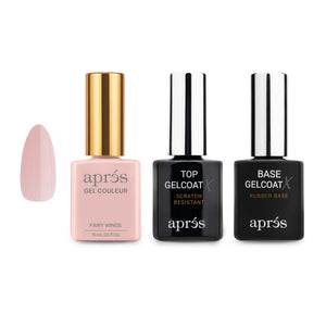 APRÉS Gel Couleur Trio Set: empaque compacto para fácil almacenamiento y transporte
