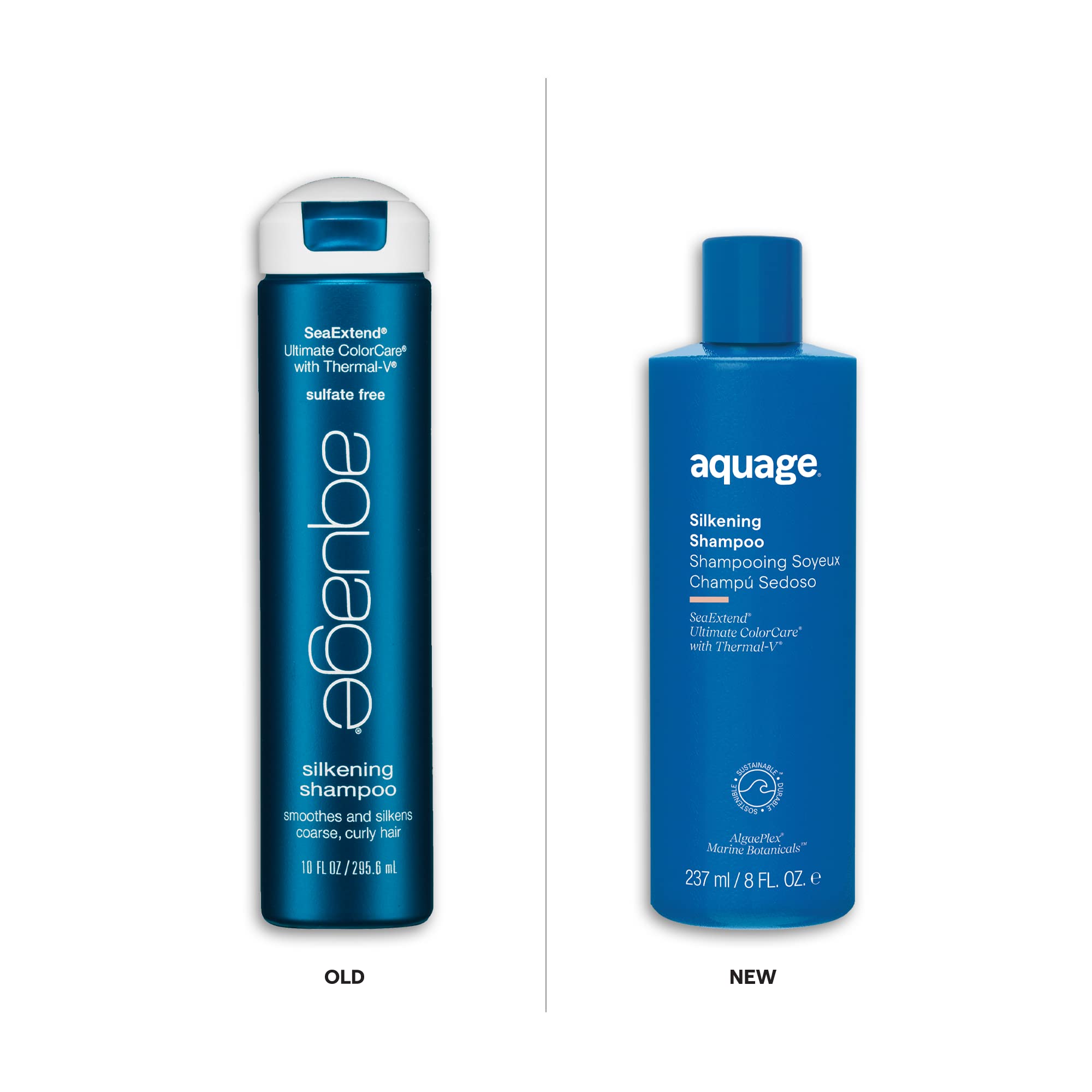 Espuma suave durante lavado con Aquage SeaExtend Silkening Champú