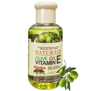 ARCHIDATE Aceite de oliva con vitamina E en botella, hidratación profunda para la piel
