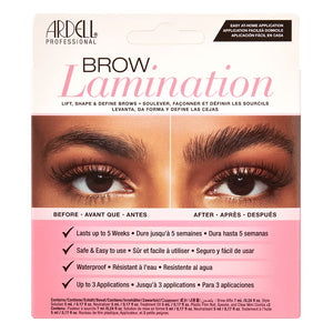 Ardell Kit de Laminación de Cejas: presentación clara para cejas definidas