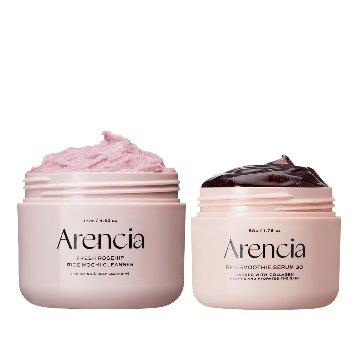 ARENCIA Collagen Pore Perfection Duo: caja del dúo para empezar la rutina de cuidado.