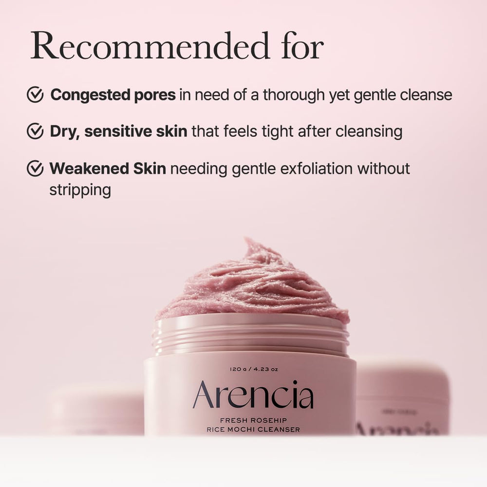 arencia piel sensible, muestra compatibilidad con todo tipo de piel