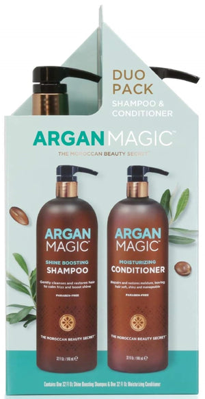 Argan Magic champú, botella brillo para cabello seco y opaco