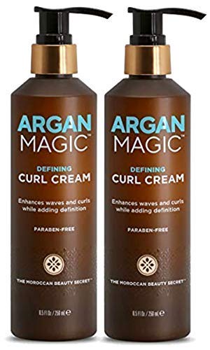 Argan Magic crema definidora, uso diario para rizos flexibles y controlados.