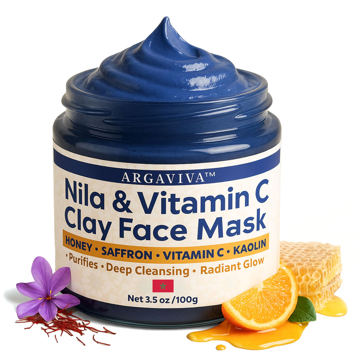 Argaviva Nila y Vitamina C en bote, revitaliza la piel.
