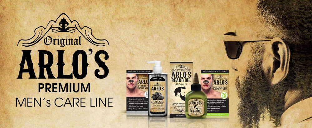 Aplicación en barba con Arlo's Barba Original, sensación refrescante y calmante.