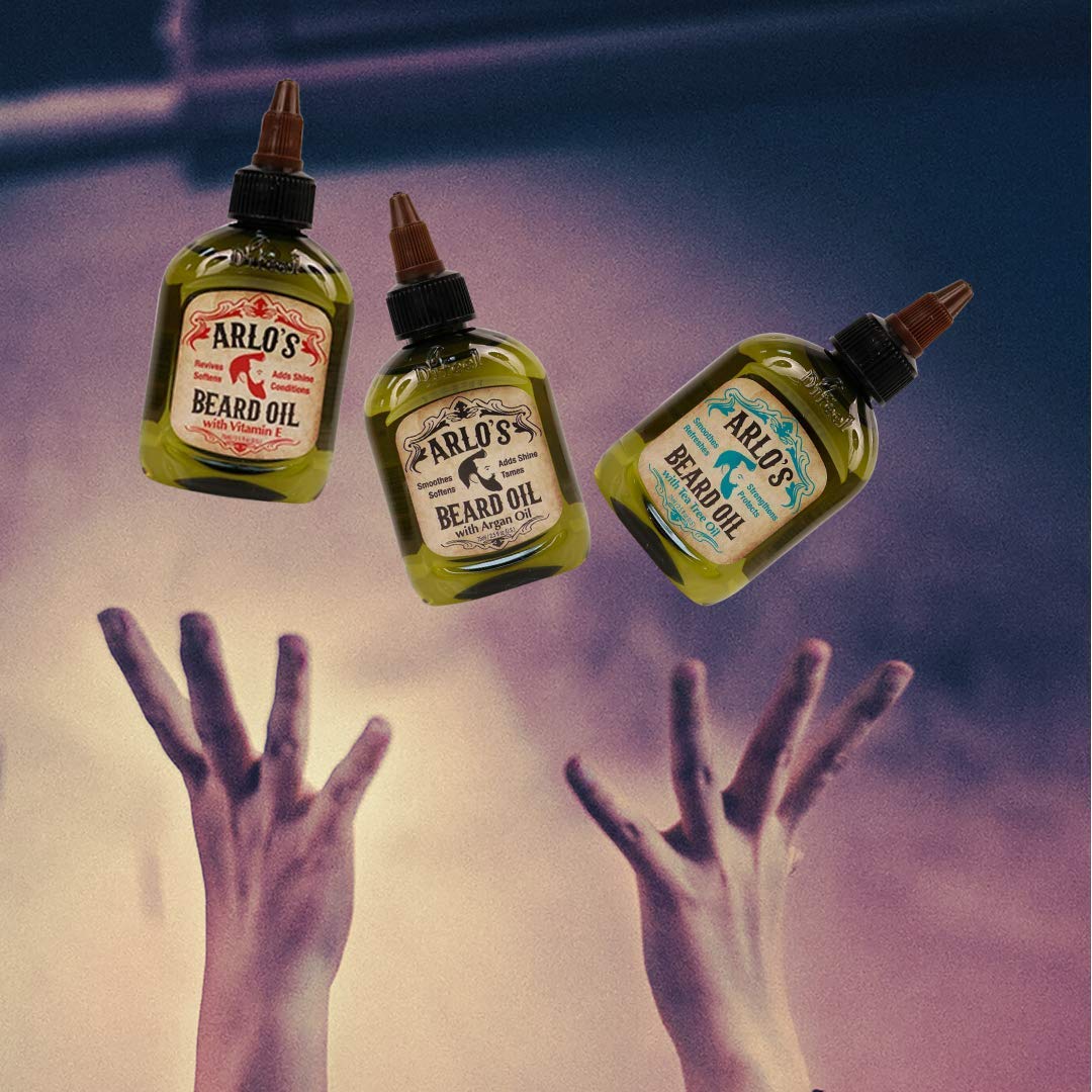 Empaque de Arlo's Barba Original, producido en Estados Unidos.