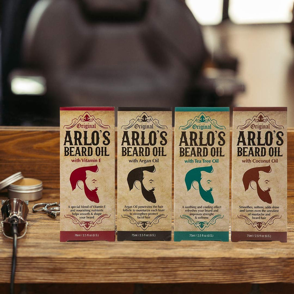 Rutina diaria con Arlo's Barba Original para un look cuidado.