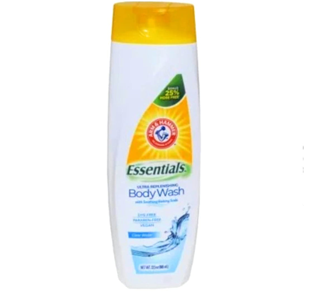 Arm & Hammer Clear Water etiqueta sin tintes para piel sensible.
