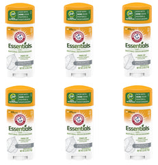 Arm & Hammer Essentials Desodorante Sólido Sin Fragancia, frente del envase, frescura diaria.