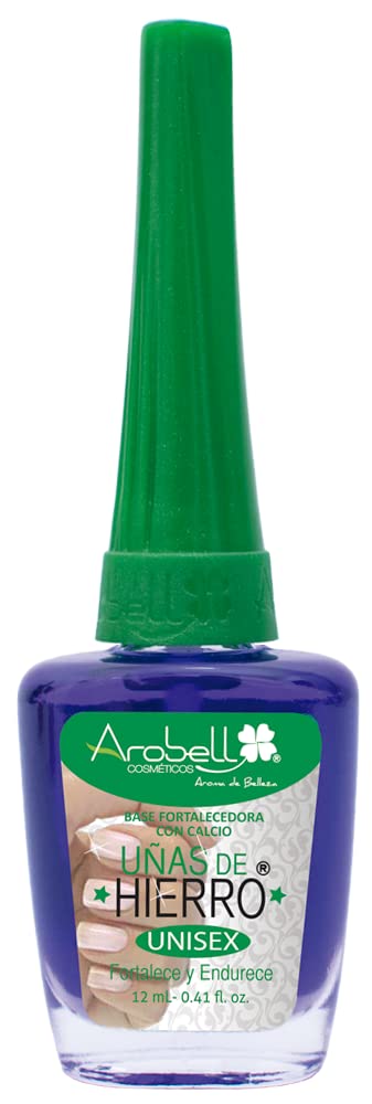 AROBELL Aplicador-pincel uñas ergonómico para capa suave y uniforme.