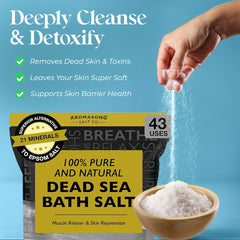 Aromasong Sal de Mar Muerto exfoliación suave para la piel