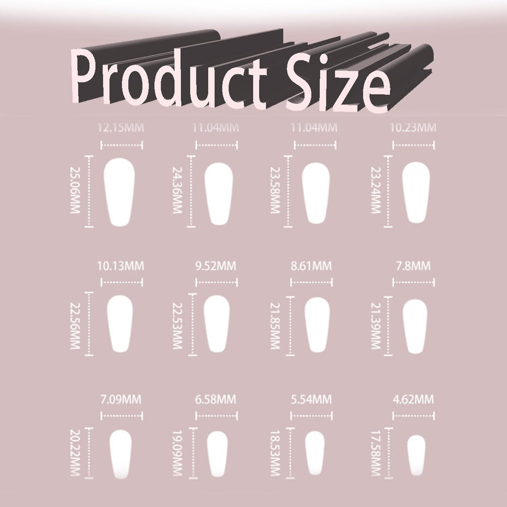 AROVFAM kit de 24 piezas para personalizar uñas.