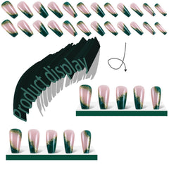 AROVFAM uñas en forma ataúd, estilo moderno para cualquier ocasión.