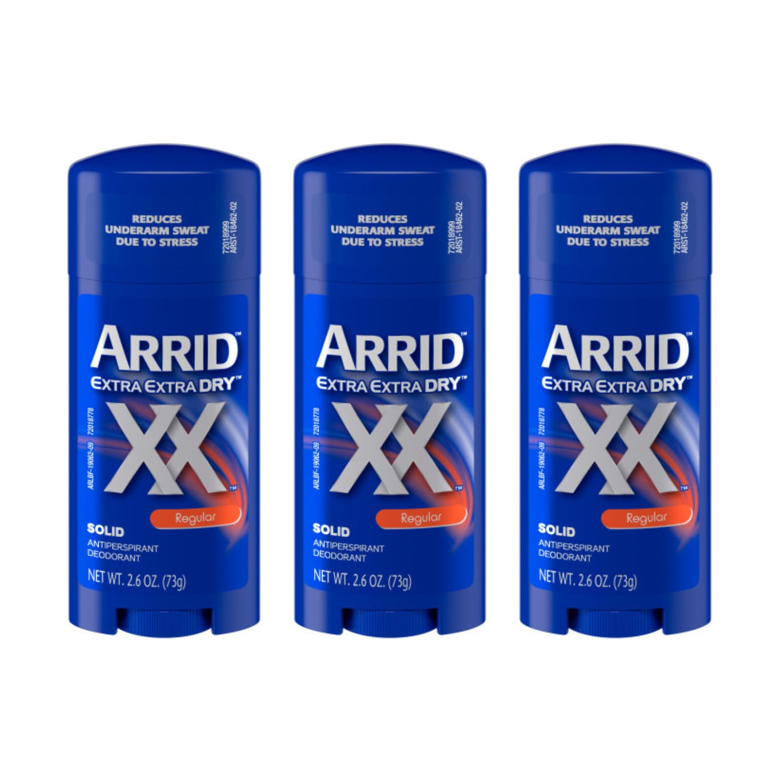 Arrid XX antitranspirante, botella frontal, protección diaria contra la transpiración.