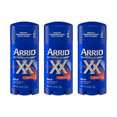 Arrid XX antitranspirante, botella frontal, protección diaria contra la transpiración.