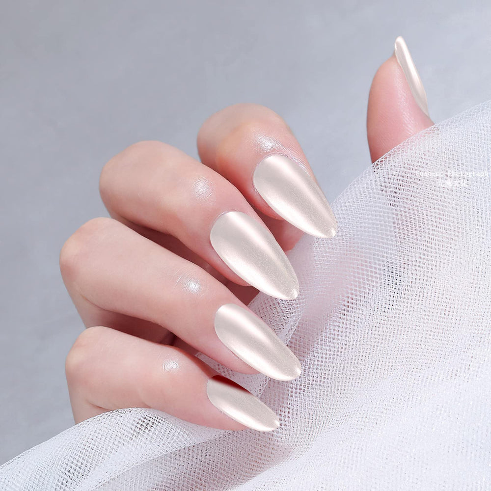 Pack Artdone polvos cromo blanco perla para manicuras múltiples