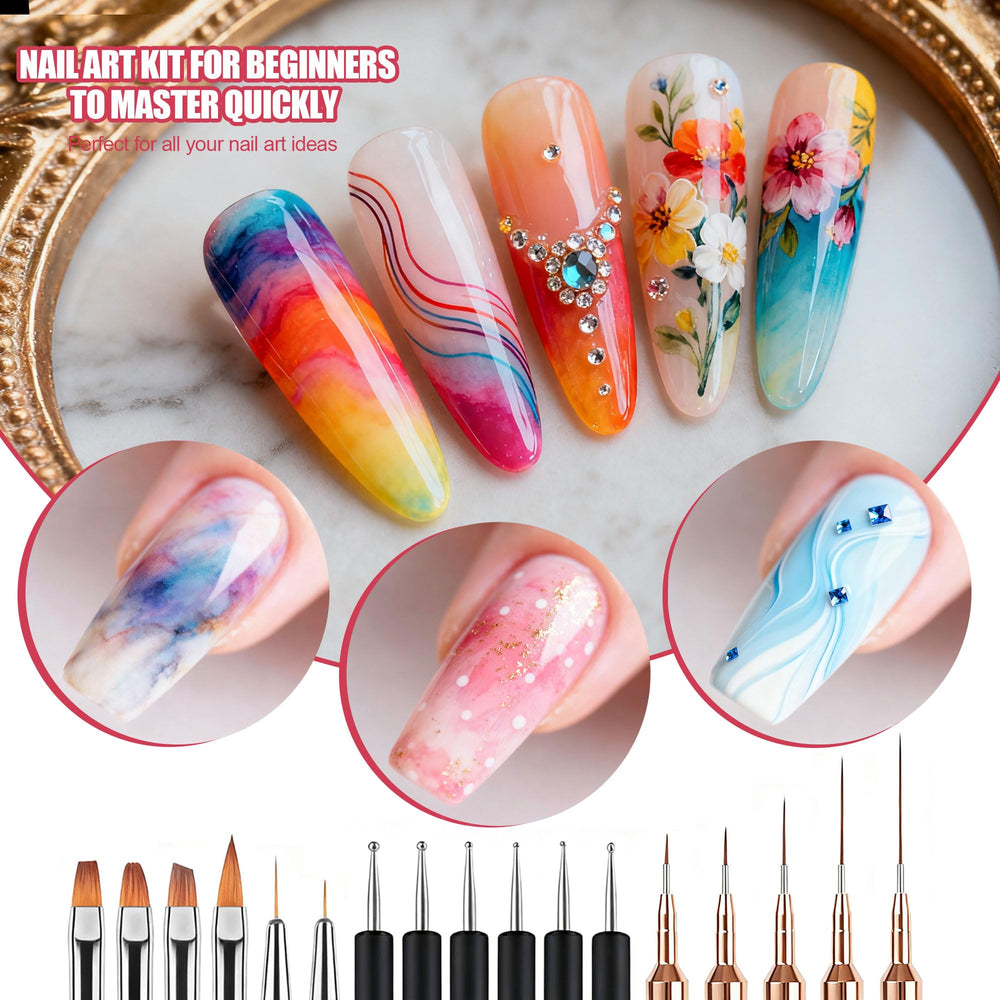 ArtDone paleta para pintar uñas: organiza colores y mezcla para arte personalizado.