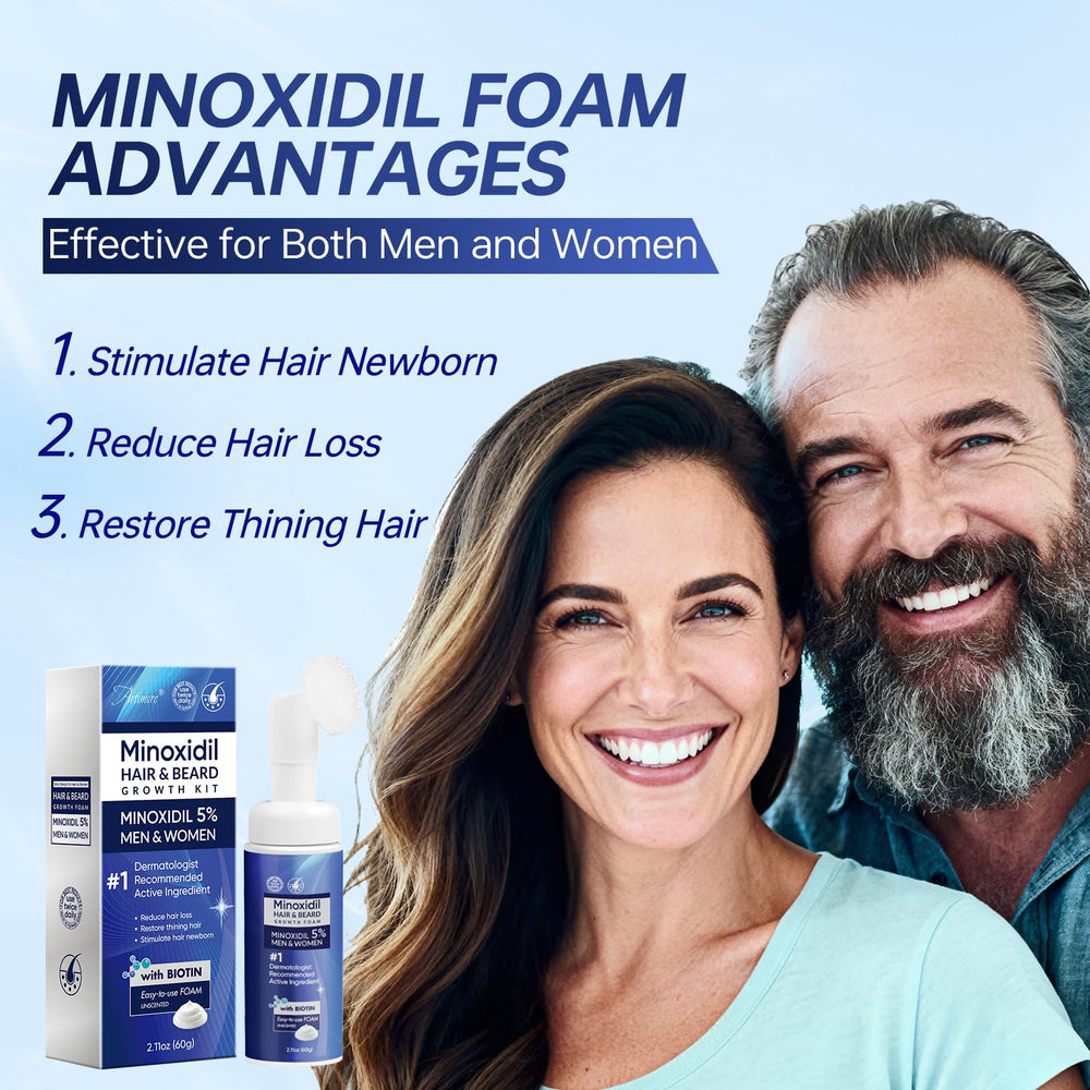 Envase compacto Artimore Minoxidil: fácil de transportar.