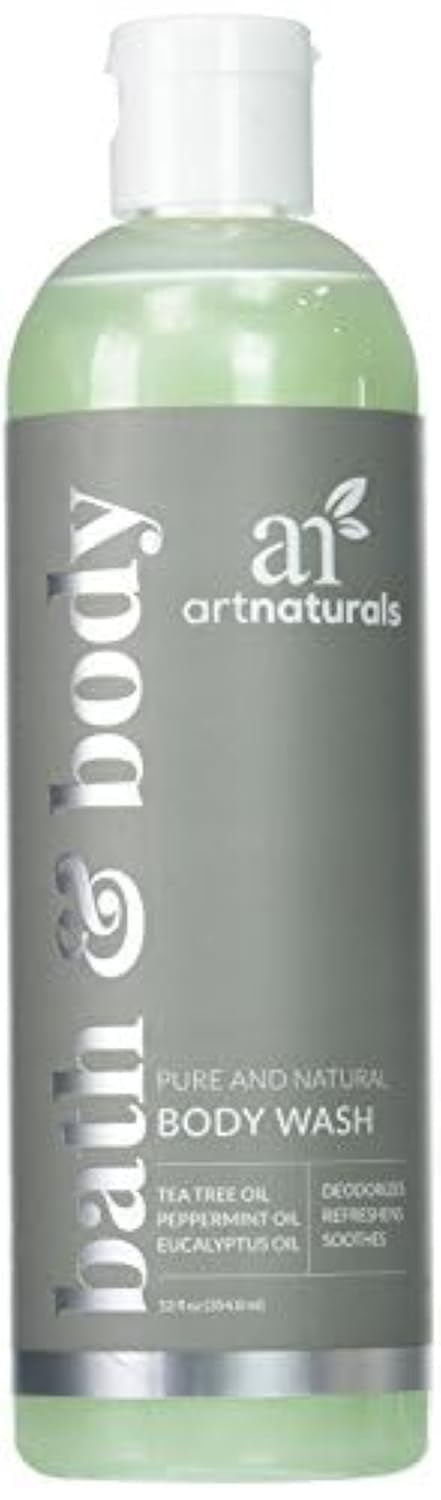 Artnaturals gel de ducha con árbol de té, botella: limpieza suave y vigorizante para uso diario.