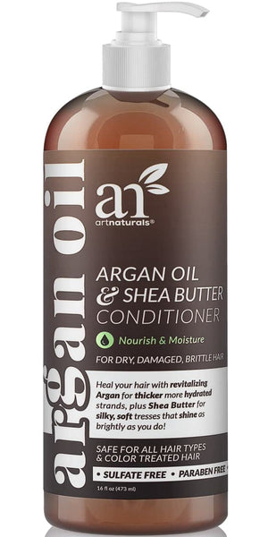 Artnaturals Acondicionador de Argán: botella lista para hidratación profunda.