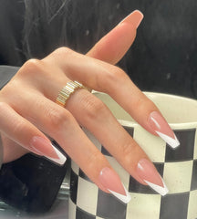Artquee V uñas acrílicas acabado brillante y duradero para uso diario
