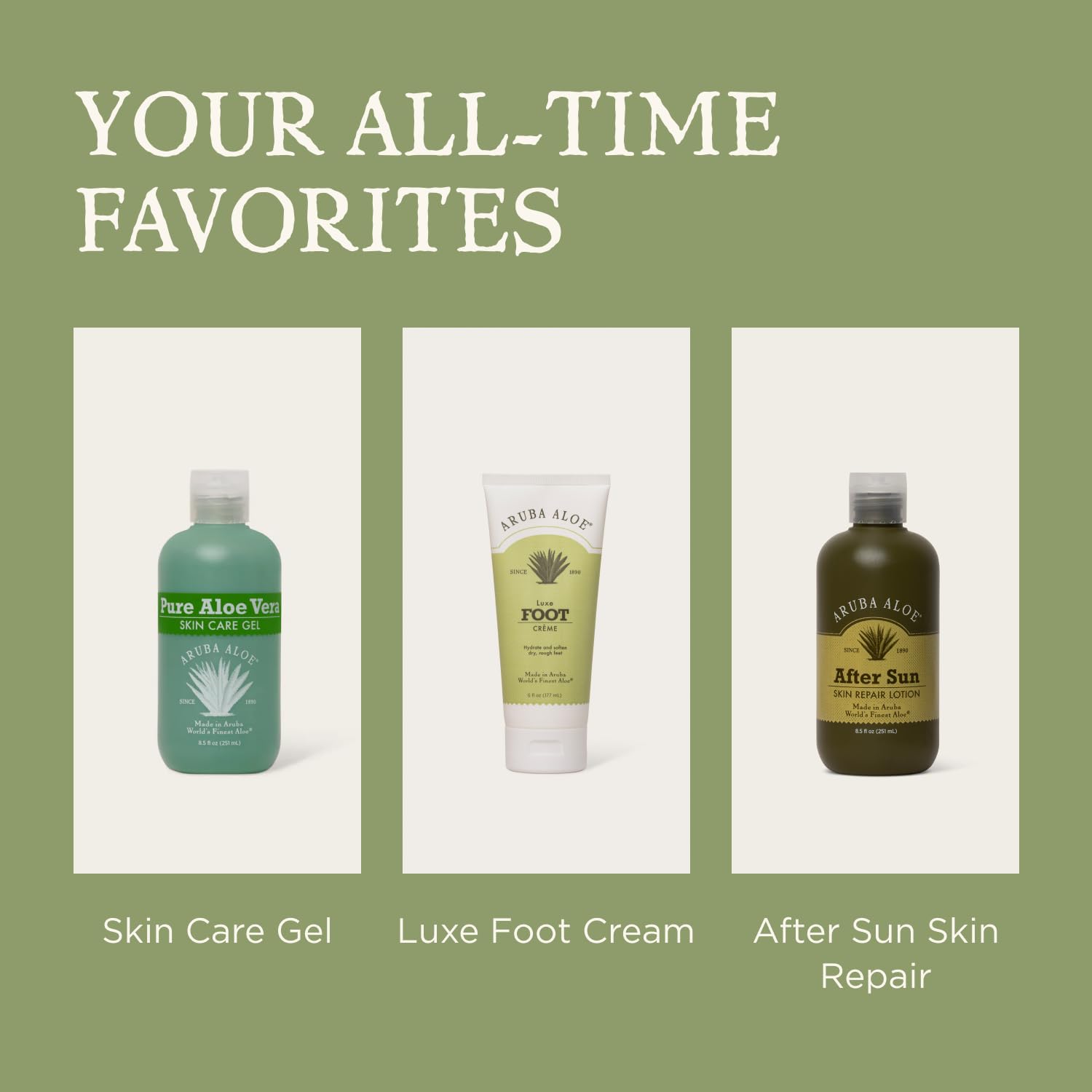 ARUBA ALOE Special Care Lotion, apta para todo tipo de piel.