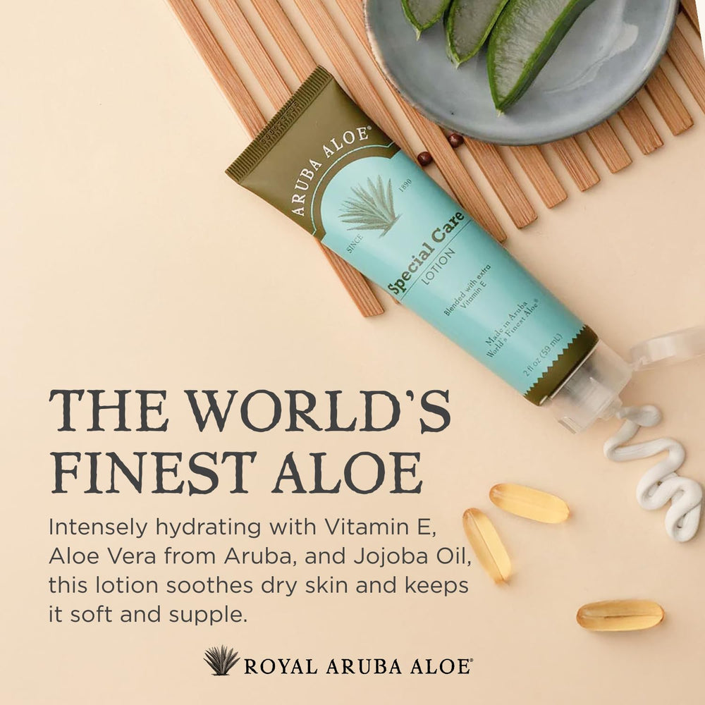 ARUBA ALOE Special Care Lotion, textura ligera y absorción rápida sin grasa.