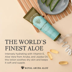 ARUBA ALOE Special Care Lotion, textura ligera y absorción rápida sin grasa.
