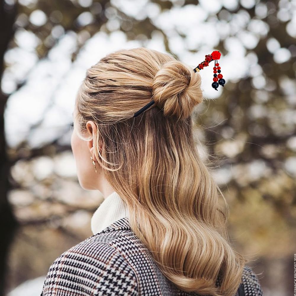 Arvintas palillos para boda y fiesta accesorio de cabello con estilo