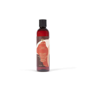 As I Am Curl Clarity Shampoo en botella: limpieza suave para rizos definidos.