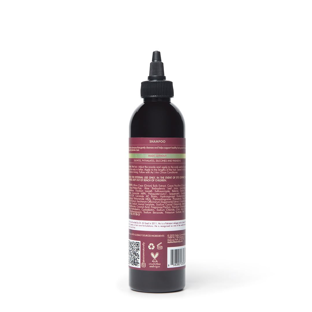 As I Am shampoo cebolla roja, reducción de sebo en el cuero cabelludo