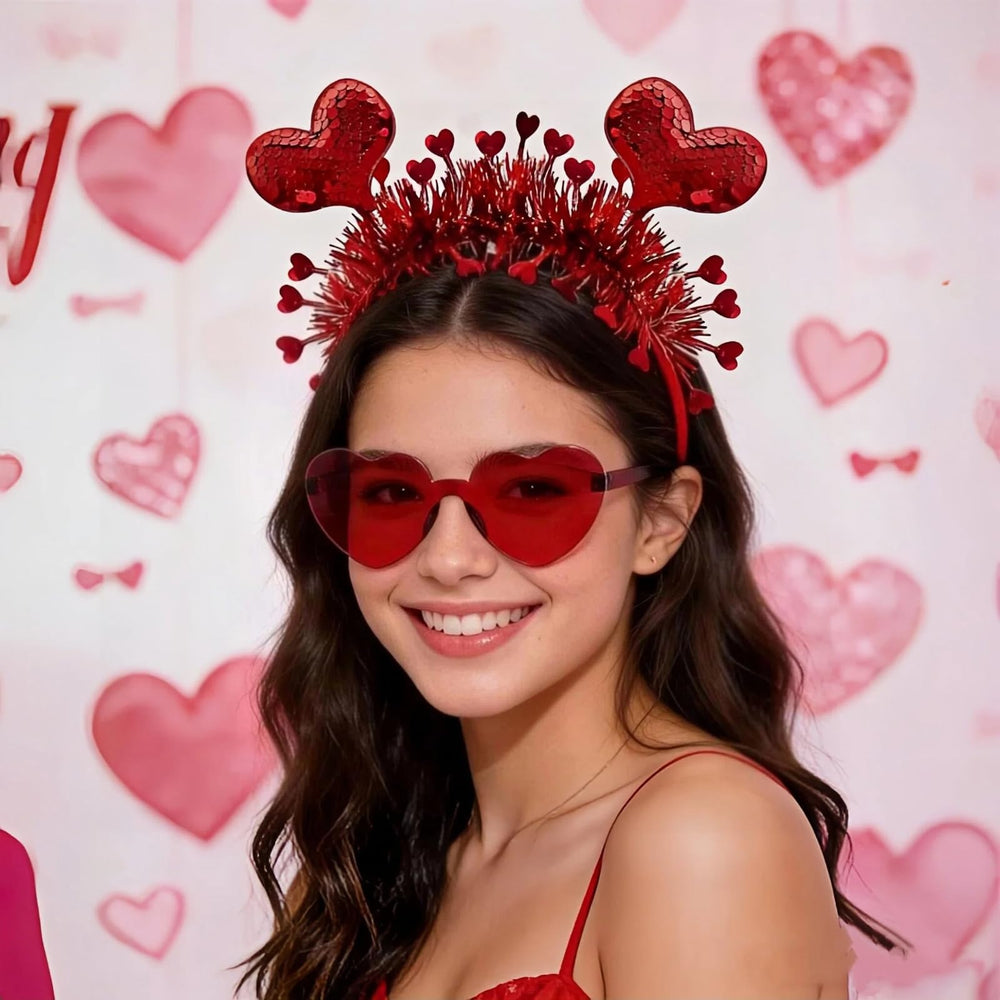 Asikkon diadema San Valentín ajustable para comodidad durante la celebración