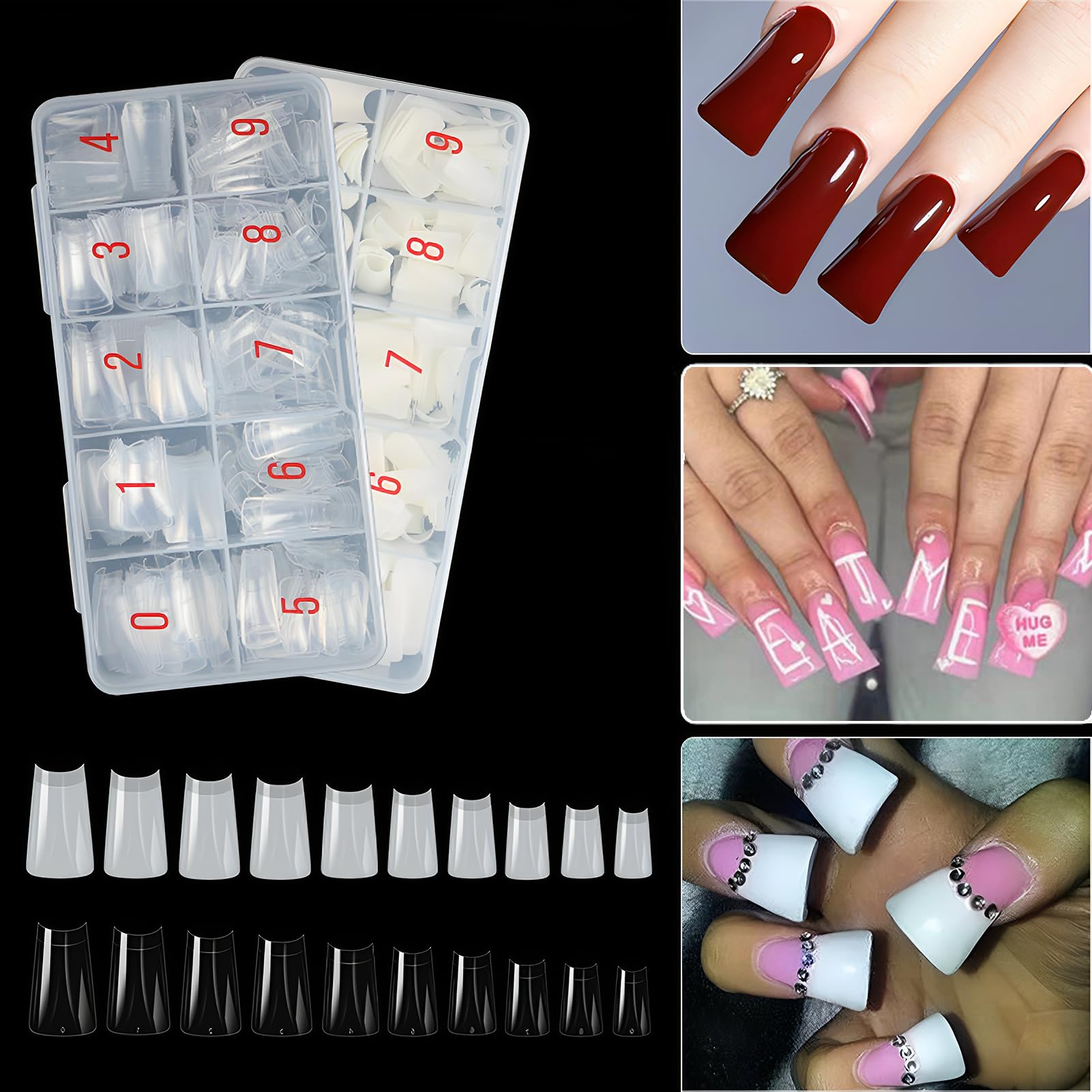 ASONRL puntas en forma de pato ideales como regalo de arte de uñas
