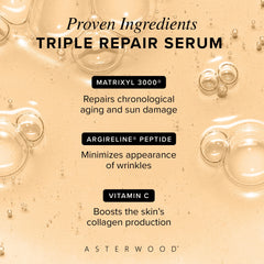 Asterwood Serum Reparación Triple: textura visible que facilita la absorción