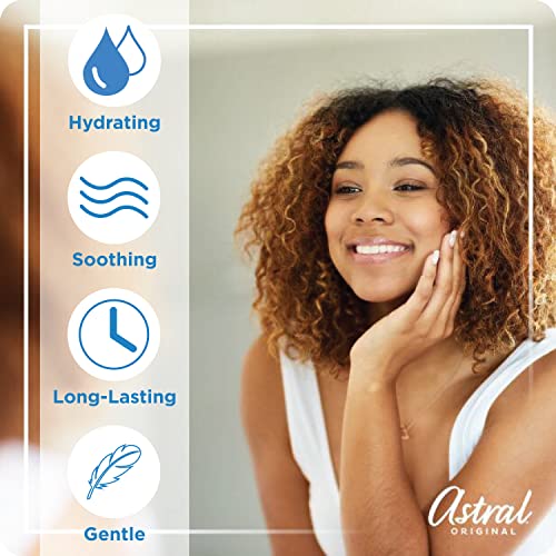 ASTRAL Crema hidratante, textura suave para una aplicación cómoda y rápida