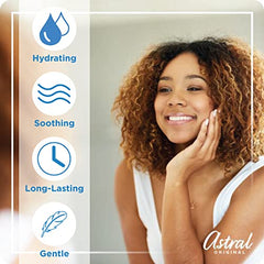 ASTRAL Crema hidratante, textura suave para una aplicación cómoda y rápida