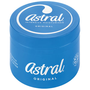 Astral Original Intensivo, botella, hidratación completa para rostro y cuerpo.