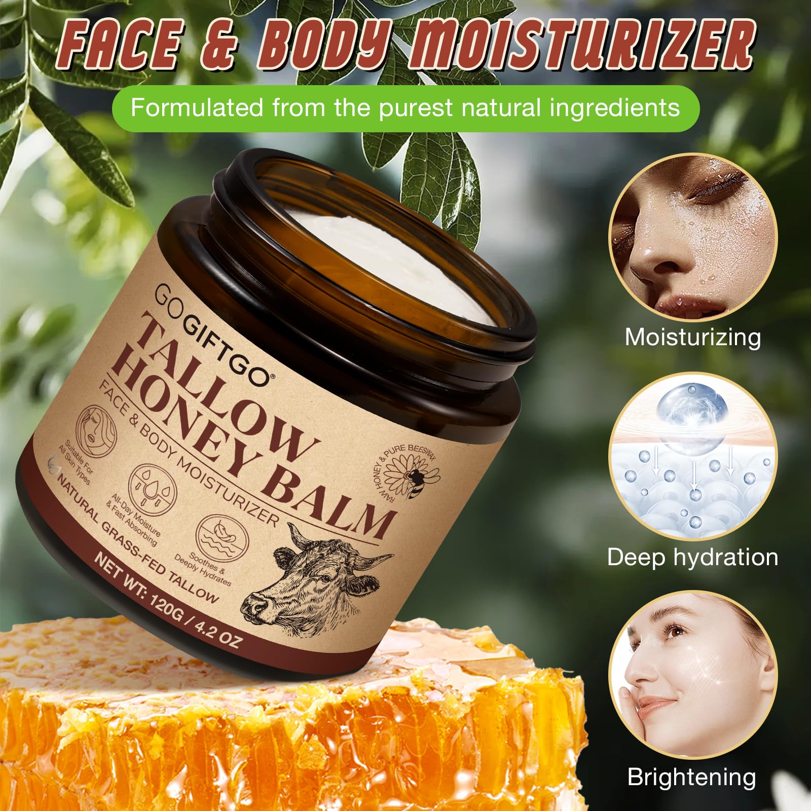 asusxcli aplicación suave de crema mantequilla miel en el rostro
