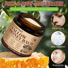 asusxcli aplicación suave de crema mantequilla miel en el rostro