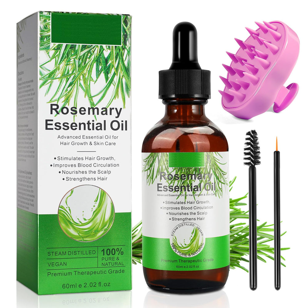 ATOANY Aceite de Romero 60 ml para cabello con hidratación y brillo natural.