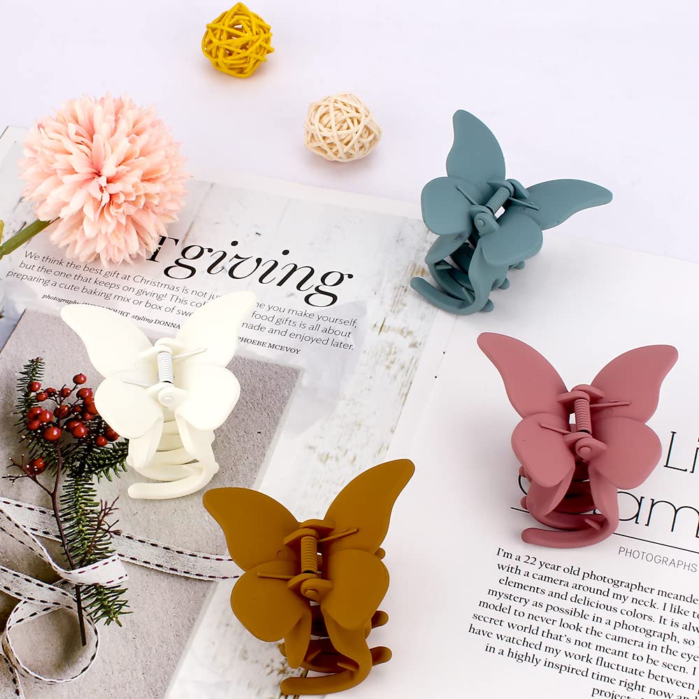 Atoden clip mariposa muestra colores vistosos para variar estilos.