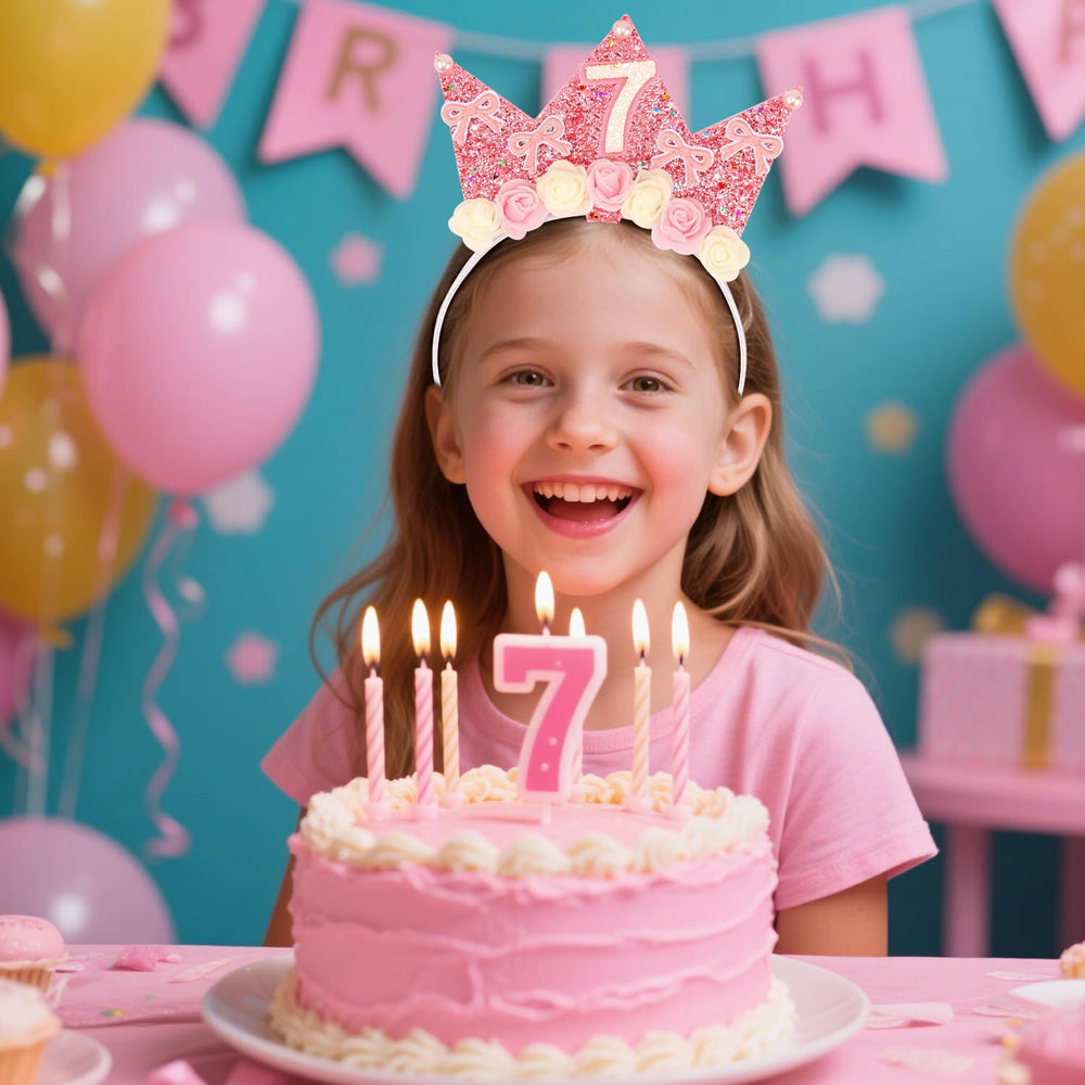 Cinta de cumpleaños Atoden con brillo, perfecta para marcar la ocasión.